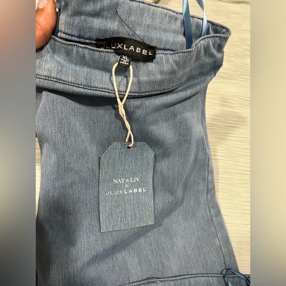 Jluxlabel x Nat & Liv Denim Stretch Run of the Town Pants NWT XL - Picture 3 of 4